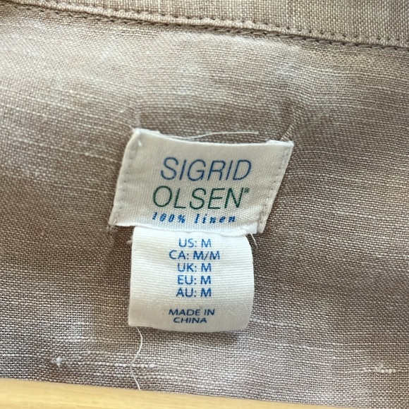 Linen sleeveless blouse - Picture 5 of 6